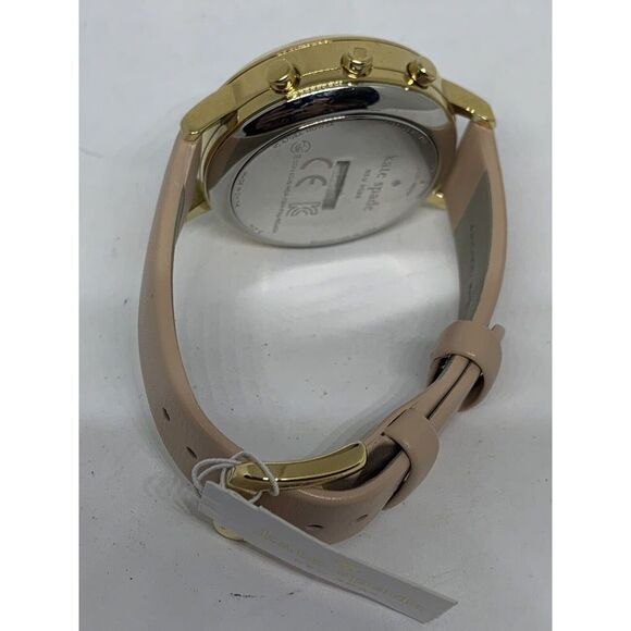 Kate Spade KST23105 Women Sand Leather Analog White Dial Hybrid Smartwatch HK795 - Picture 10 of 11